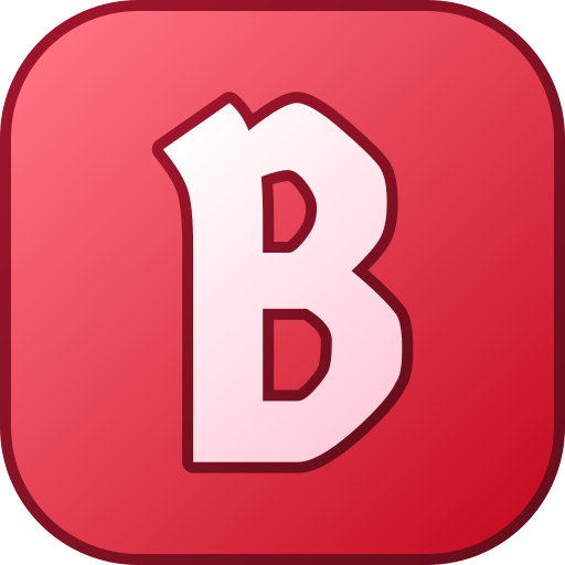 letra b Generic gradient lineal-color icono