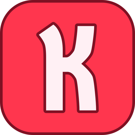 Letter k Generic color lineal-color icon