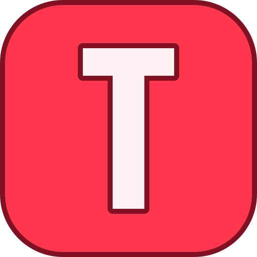 Letter t Generic color lineal-color icon