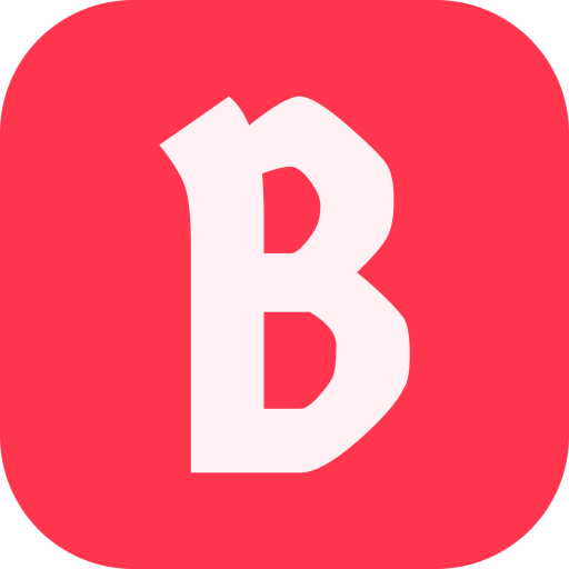litera b Generic color fill ikona