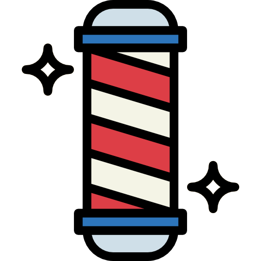 barbero Smalllikeart Lineal Color icono