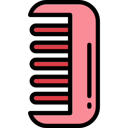 Comb Smalllikeart Lineal Color icon