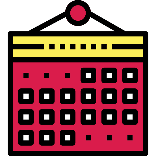 kalendarz Smalllikeart Lineal Color ikona