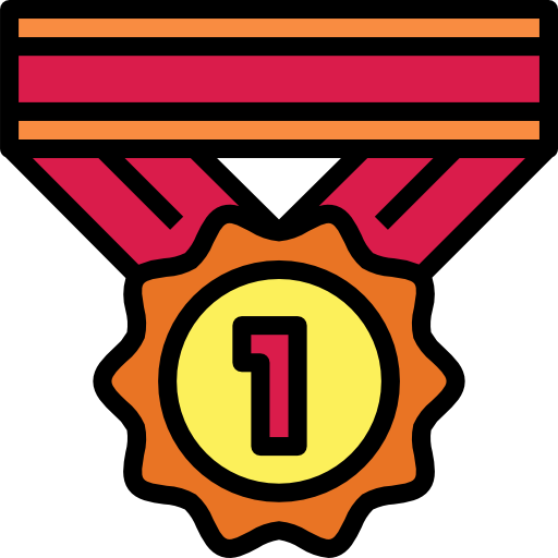 メダル Smalllikeart Lineal Color icon