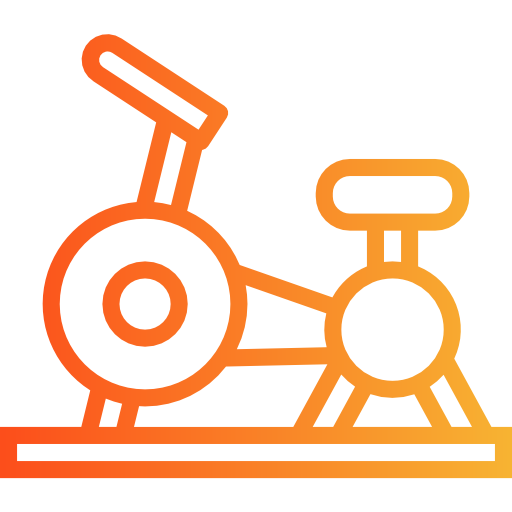 stationäres fahrrad Smalllikeart Gradient icon