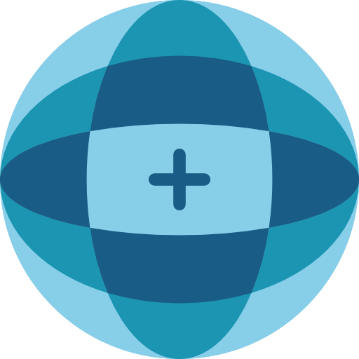 globe-raster Smalllikeart Flat icoon