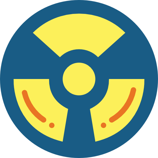 Radiation Smalllikeart Flat icon