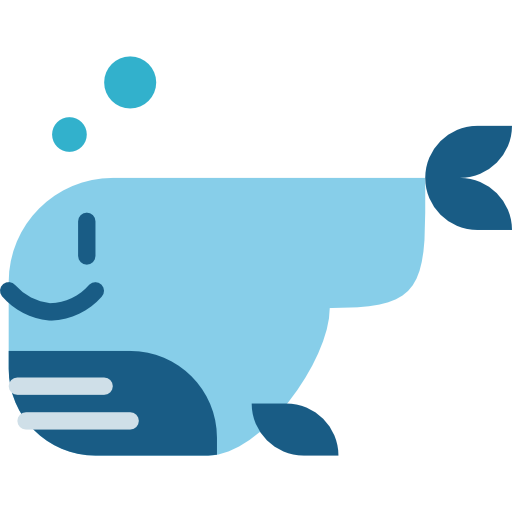 walvis Smalllikeart Flat icoon