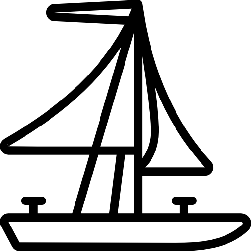 Żaglówka Basic Miscellany Lineal ikona