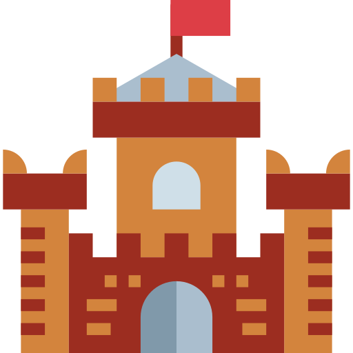zamek Smalllikeart Flat ikona