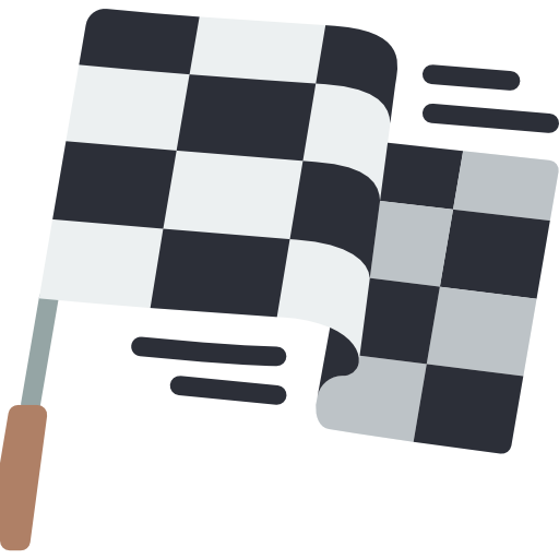 bandera de carreras Basic Miscellany Flat icono