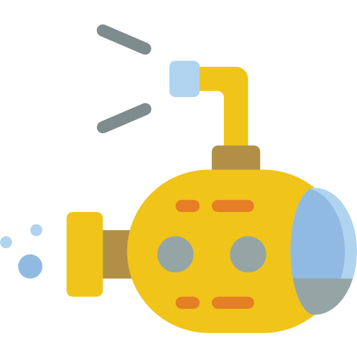 잠수함 Basic Miscellany Flat icon