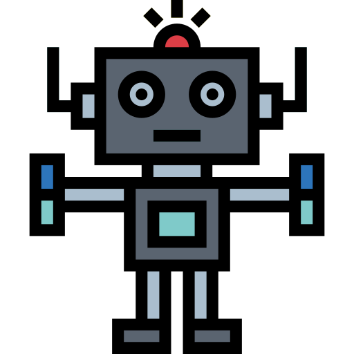 Робот Smalllikeart Lineal Color иконка
