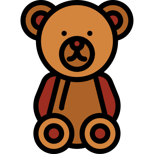 oso de peluche Smalllikeart Lineal Color icono