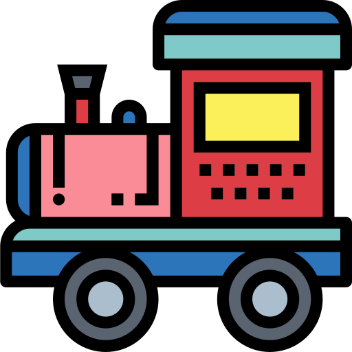 Игрушечный поезд Smalllikeart Lineal Color иконка