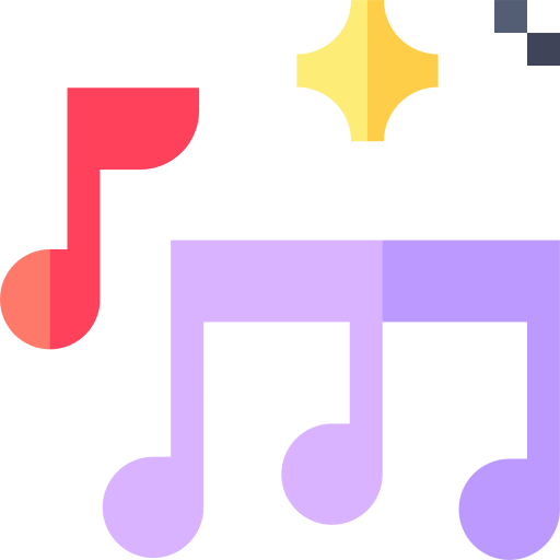 musik Basic Straight Flat icon