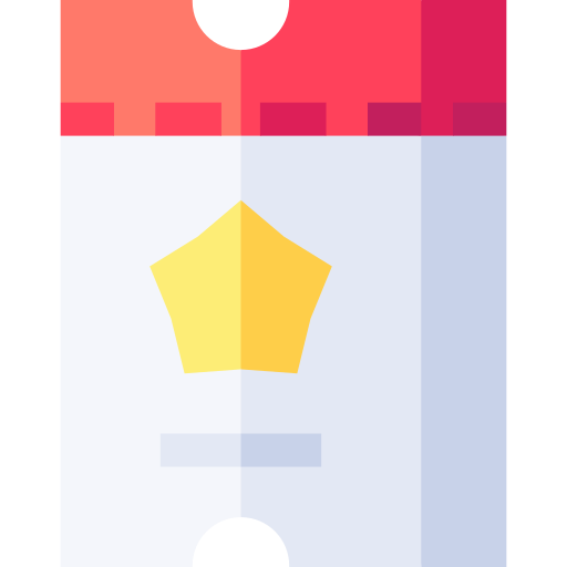 kaartjes Basic Straight Flat icoon