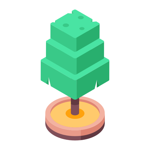 Park tree Generic Isometric icon