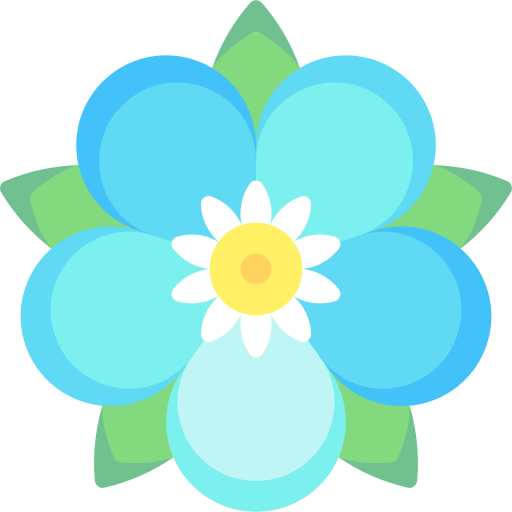 Alpine forget me not Special Flat icon