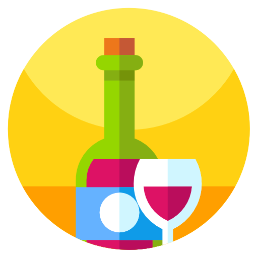 wino Geometric Flat Circular Flat ikona
