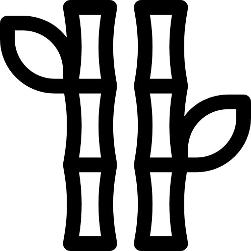 竹 Basic Rounded Lineal icon