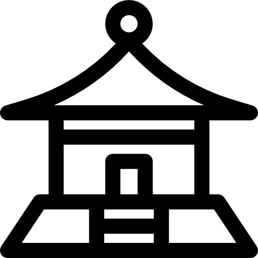 寺 Basic Rounded Lineal icon