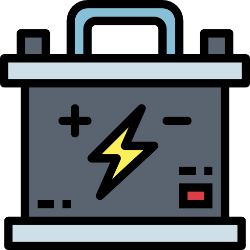 batteria Smalllikeart Lineal Color icona