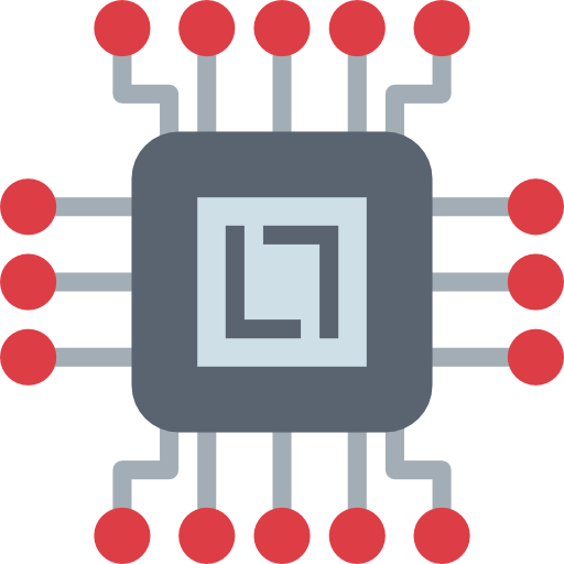 Microchip Smalllikeart Flat icon