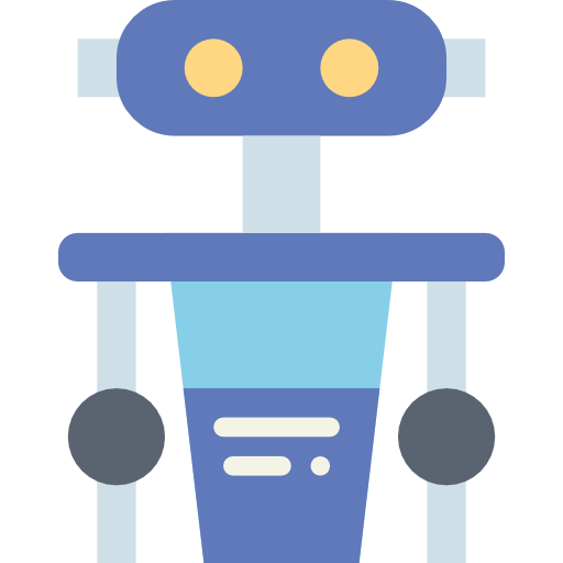 robot Smalllikeart Flat icono