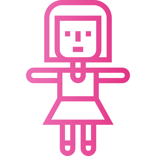 Doll Smalllikeart Gradient icon