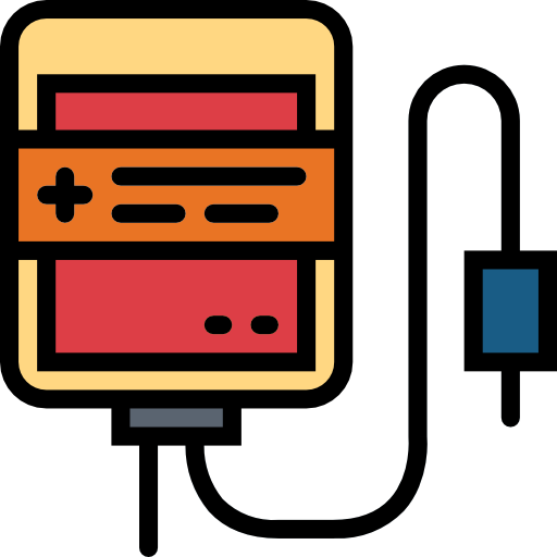 Blood transfusion Smalllikeart Lineal Color icon