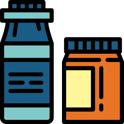 medicamento Smalllikeart Lineal Color icono