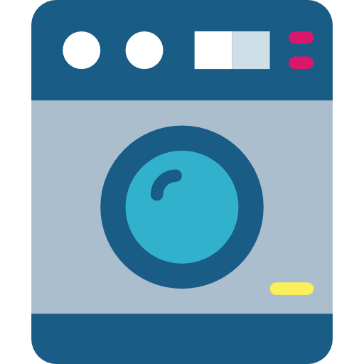 wasmachine Smalllikeart Flat icoon