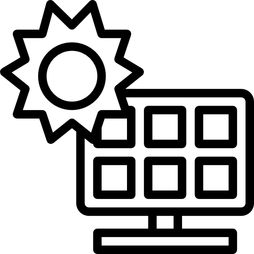 ソーラーパネル Smalllikeart Lineal icon