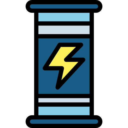 bateria Smalllikeart Lineal Color ikona