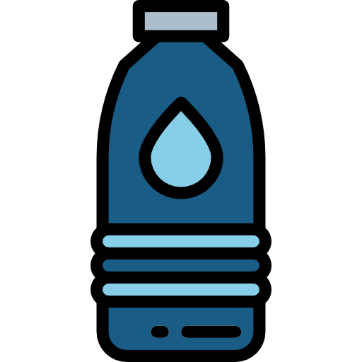 butelka wody Smalllikeart Lineal Color ikona