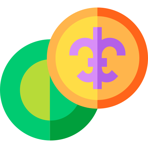 Coin Basic Straight Flat icon