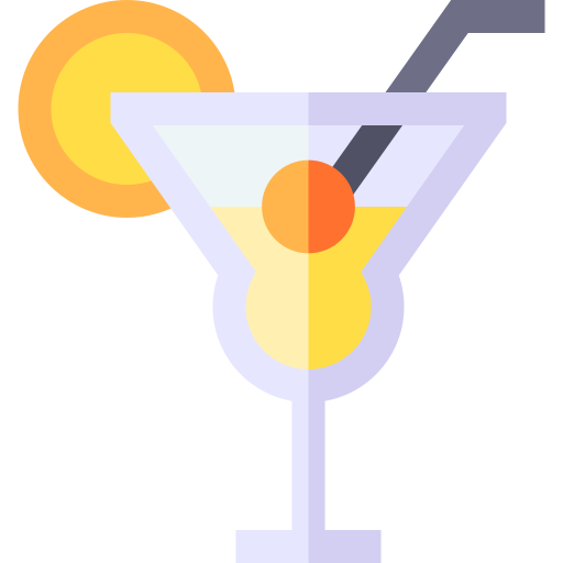 cocktail Basic Straight Flat Icône