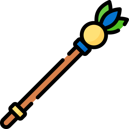 지팡이 Special Lineal color icon