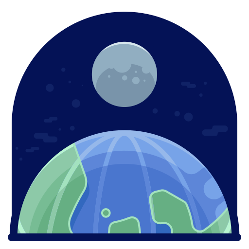 Moon Generic color lineal-color icon