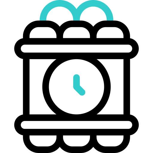 폭탄 Basic Accent Outline icon