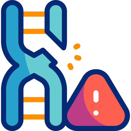 mutación genética Basic Accent Lineal Color icono