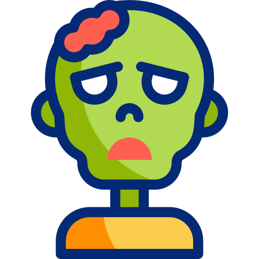 Zombie Basic Accent Lineal Color icon