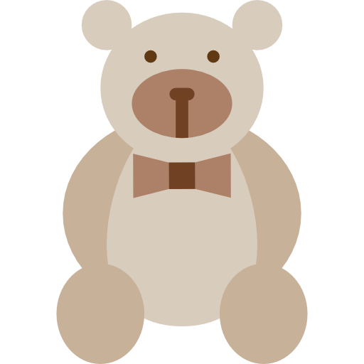 oso de peluche Iconixar Flat icono
