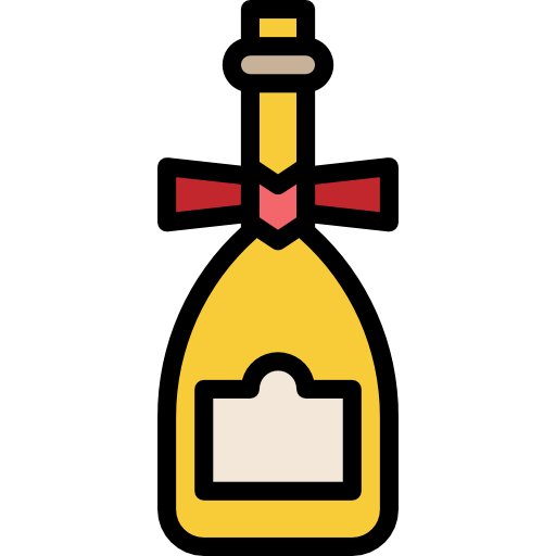 Champagne Iconixar Lineal Color icon