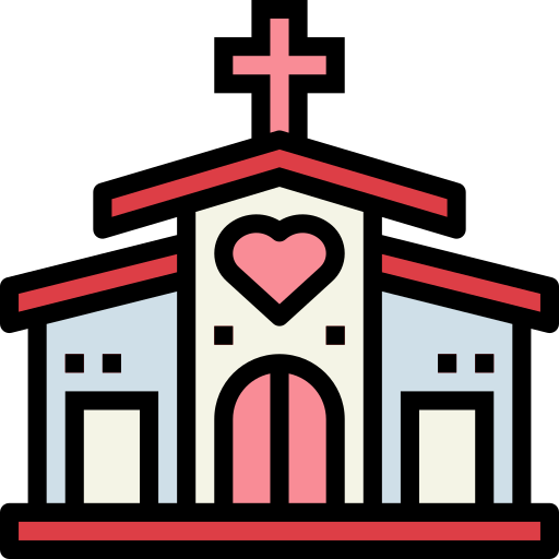 教会 Smalllikeart Lineal Color icon