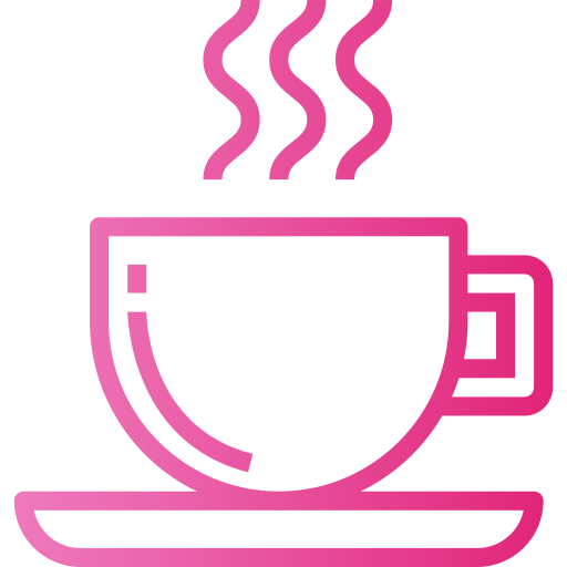 커피 컵 Smalllikeart Gradient icon