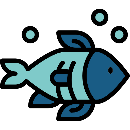 Fish Smalllikeart Lineal Color icon