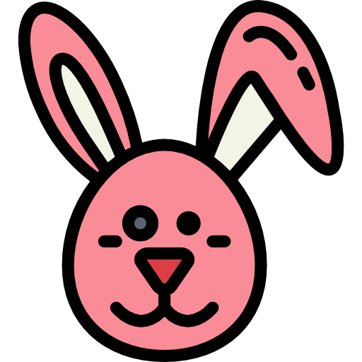 Кролик Smalllikeart Lineal Color иконка