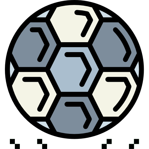 fußball Smalllikeart Lineal Color icon